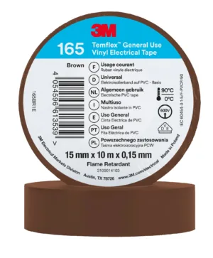 3M brown vinyl electrical tape roll