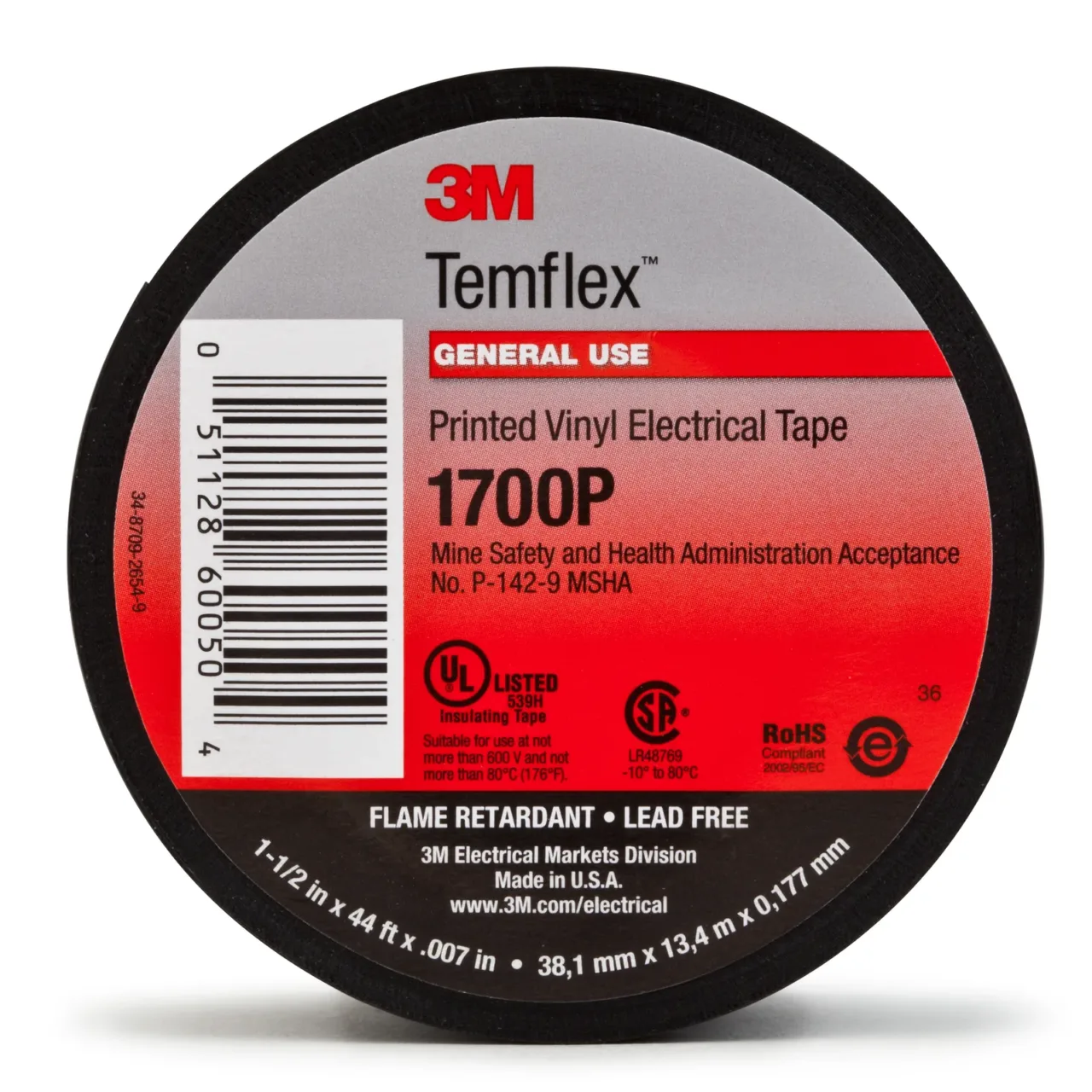 3M Temflex 1700P vinyl electrical tape