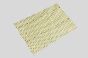 Sheet of adhesive backing paper