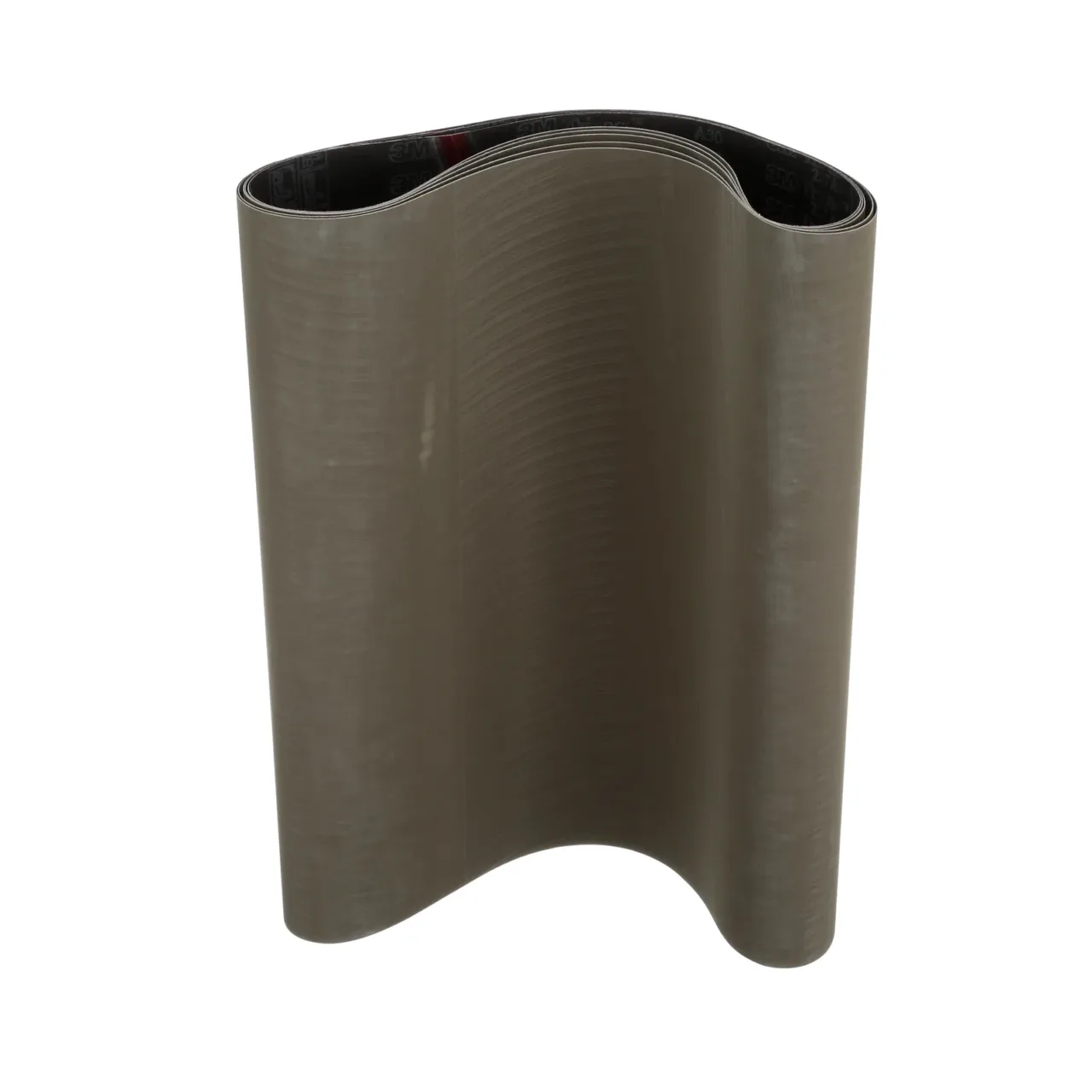 Curved metal sheet with textured surface