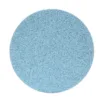 Blue circular abrasive sandpaper pad