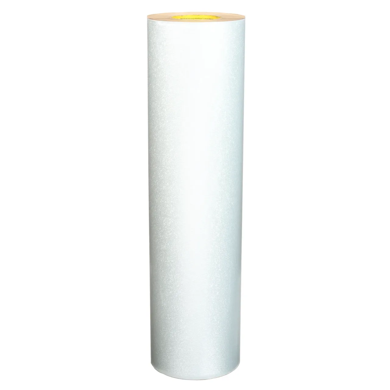 Roll of white vinyl film