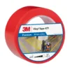 3M red vinyl tape, industrial use, 50mm x 33m