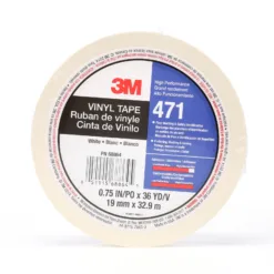 3M white vinyl tape roll, 471 model