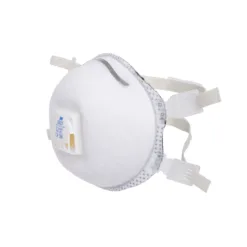 N95 mask with head straps and valve