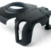 Black plastic camera mount accessory