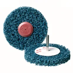 Abrasive cleaning discs for polishing surfaces