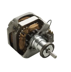 Electric motor with copper coils and shaft