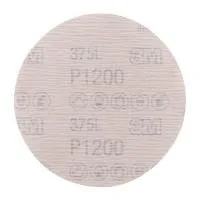 Circular sandpaper with text markings, P1200 grit