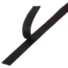 Black hook and loop tape strip