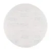 Textured white round woven fabric swatch