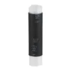 Black cylindrical water filter cartridge with threaded ends.