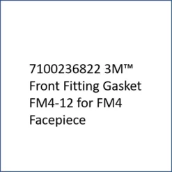 3M front fitting gasket for FM4 facepiece.
