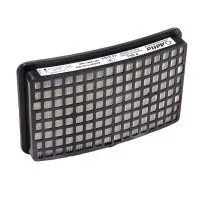 Black rectangular honeycomb air filter cartridge