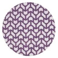 Purple geometric pattern in circular shape