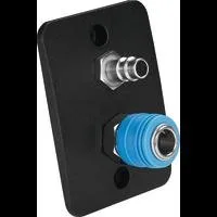 Black wall air compressor coupler plate