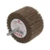 Scotch-Brite sanding wheel with metal shaft
