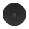 Round black abrasive cutting disc for tools.