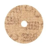 Grinding disc with holes, abrasive surface.
