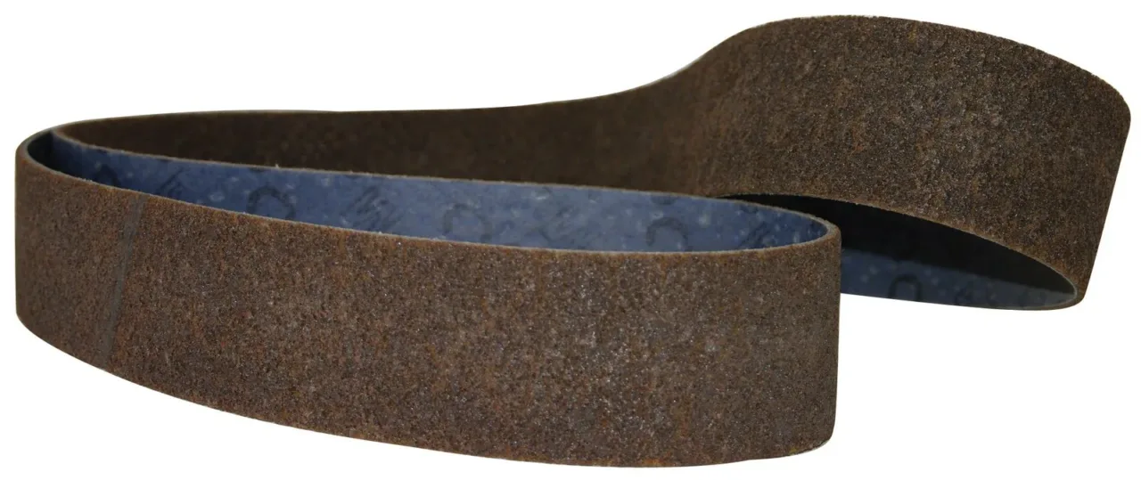 Close-up of a sanding belt loop