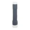 Black and white cylindrical water filter cartridge
