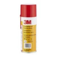 3M cleaning spray, red and white canister.