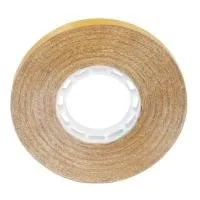 Double-sided adhesive tape roll, top view