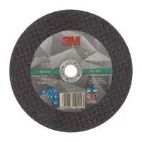 3M abrasive cutting disc for metal surfaces.