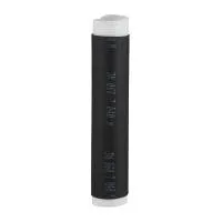 Black cylindrical cartridge for filtration system