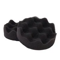 Black wave sponge hair tools for styling