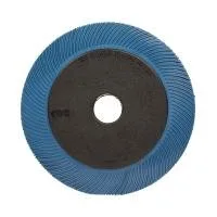 Blue grinding disc with black center