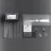Packaged electronic components and accessories displayed together.