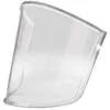 Transparent plastic face shield for protection