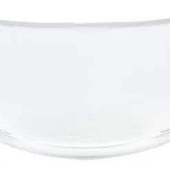 Clear face shield for safety protection
