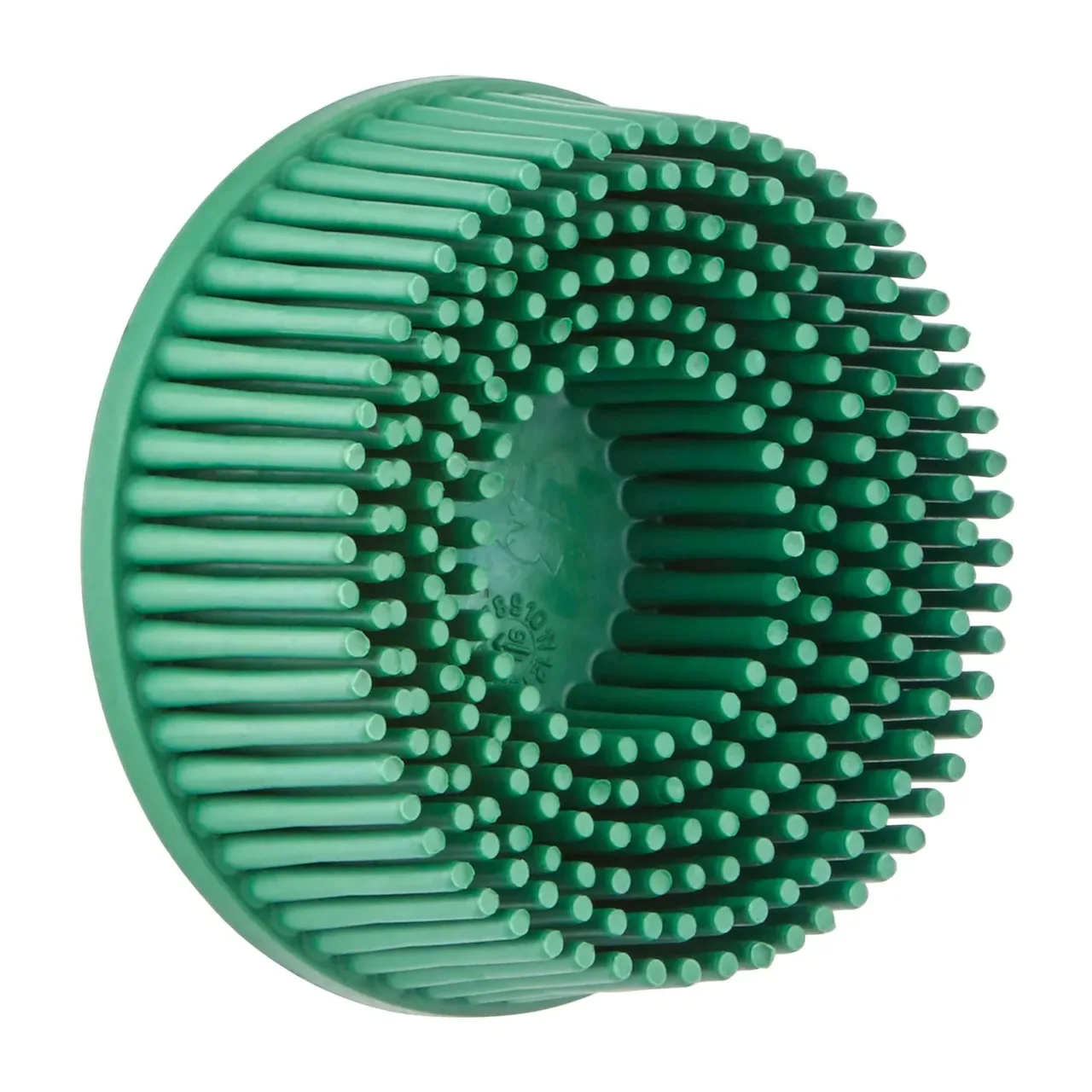 Green spiral silicone cleaning brush