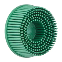 Green spiral silicone cleaning brush