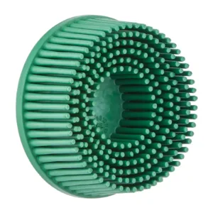 Green spiral silicone cleaning brush