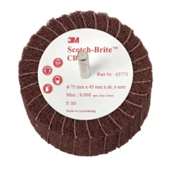 3M Scotch-Brite abrasive wheel, part number 03771.