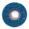 Blue abrasive disc for sanding or grinding