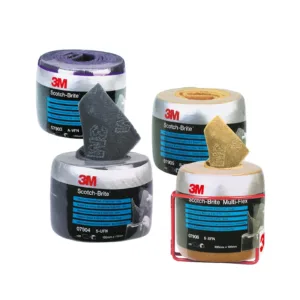 3M Scotch-Brite abrasive finishing pads collection.