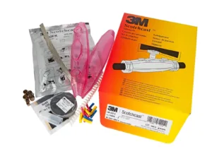3M Scotchcast electrical splicing kit components.
