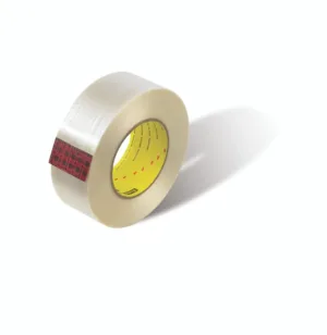 Clear packing tape roll with shadow