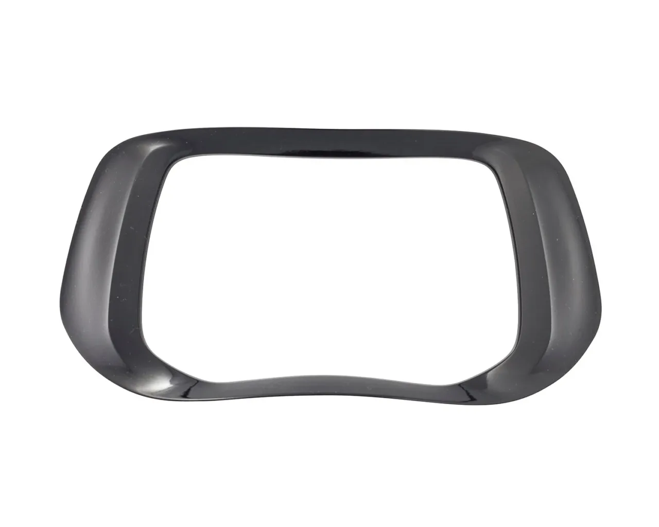 Black car dashboard trim frame