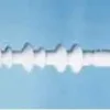 Electrical surge arrester against blue background