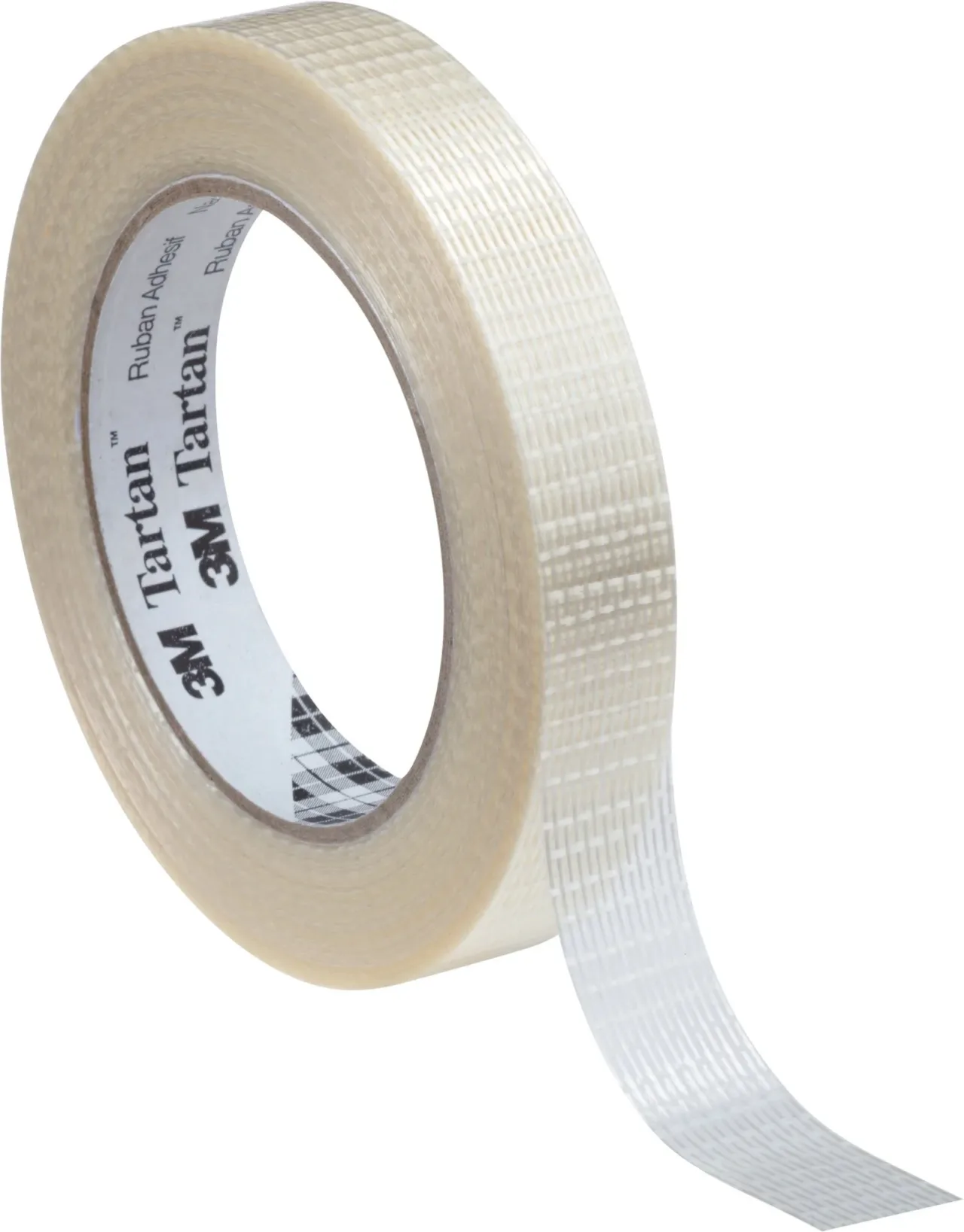 Roll of clear fibrous tape