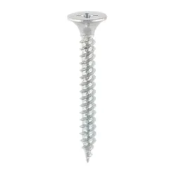 Drywall Fine Thread Bugle Head Silver Screws - 3.5 x 25