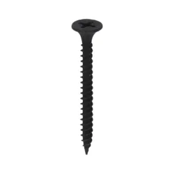 Drywall Fine Thread Bugle Head Black Screws - 3.5 x 38