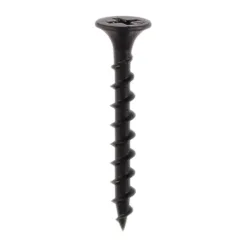 Drywall Coarse Thread Bugle Head Black Screws - 3.5 x 45
