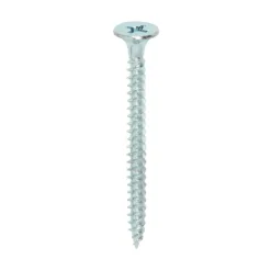 Drywall Fine Thread Bugle Head Silver Screws - 3.5 x 45