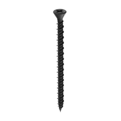 Drywall Reduced Countersunk Black Dense Board Screws - 3.9 x 55